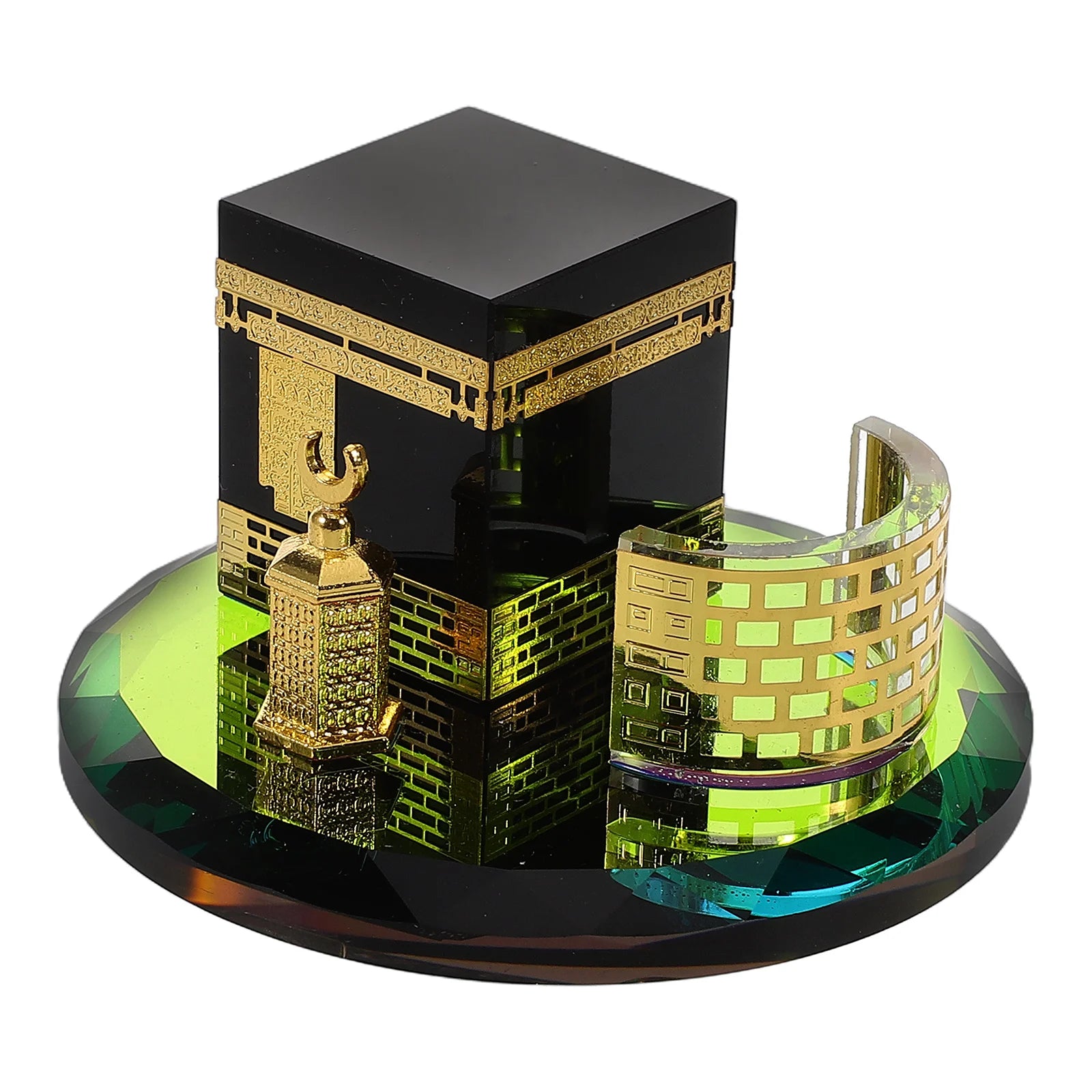 Premium Handmade Islamic Exclusive Kaaba Decoration – Gold & Black