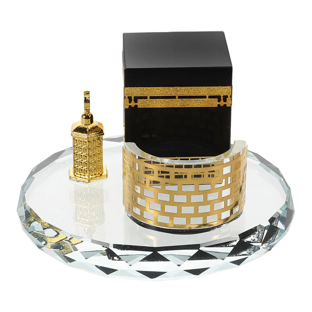 Premium Handmade Islamic Exclusive Kaaba Decoration – Gold & Black