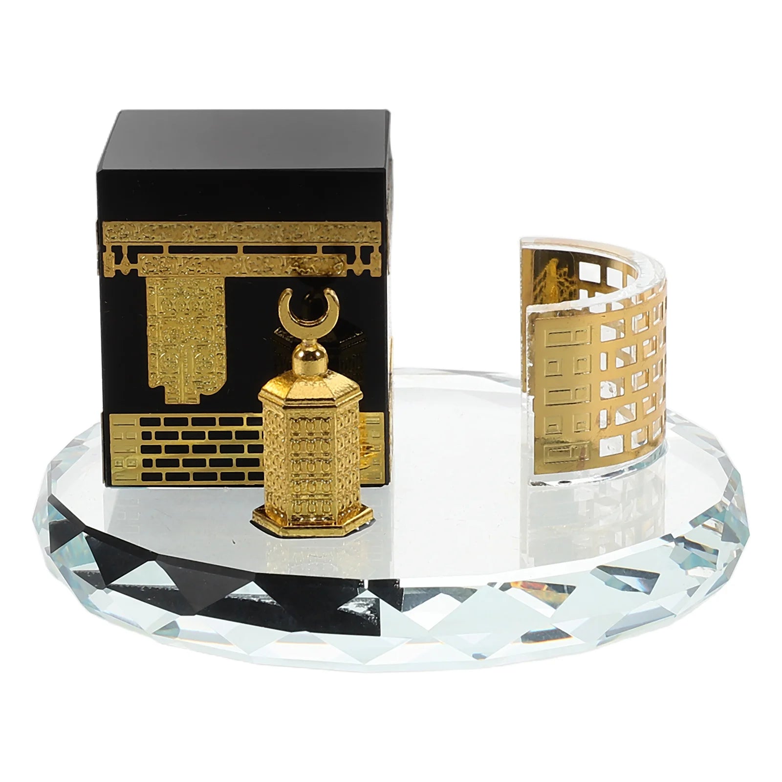 Premium Handmade Islamic Exclusive Kaaba Decoration – Gold & Black
